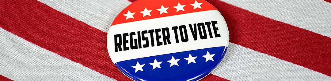 Register to vote graphic