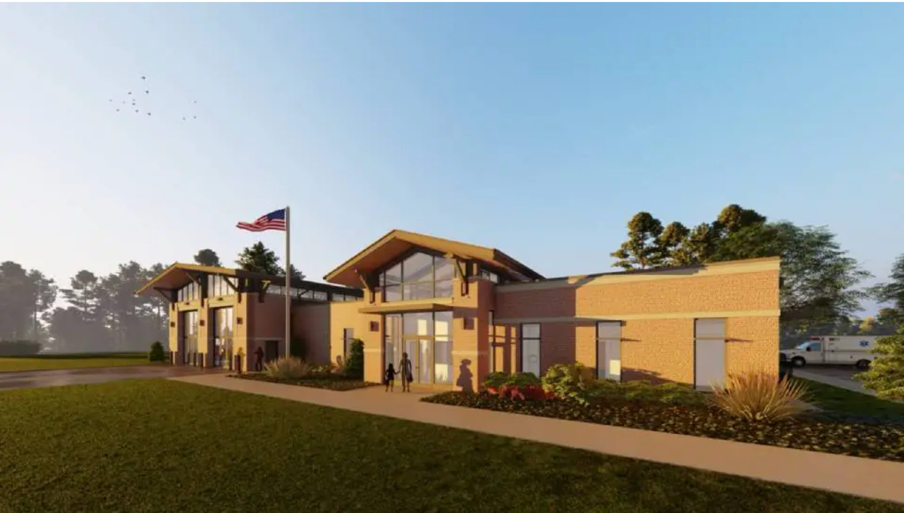 fire station rendering