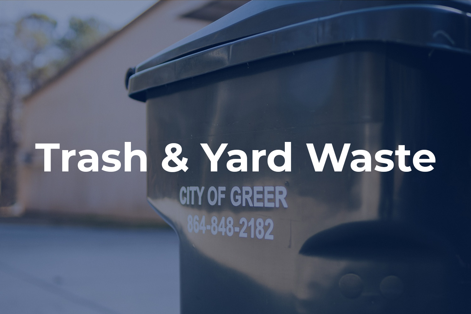 trash & yard waste