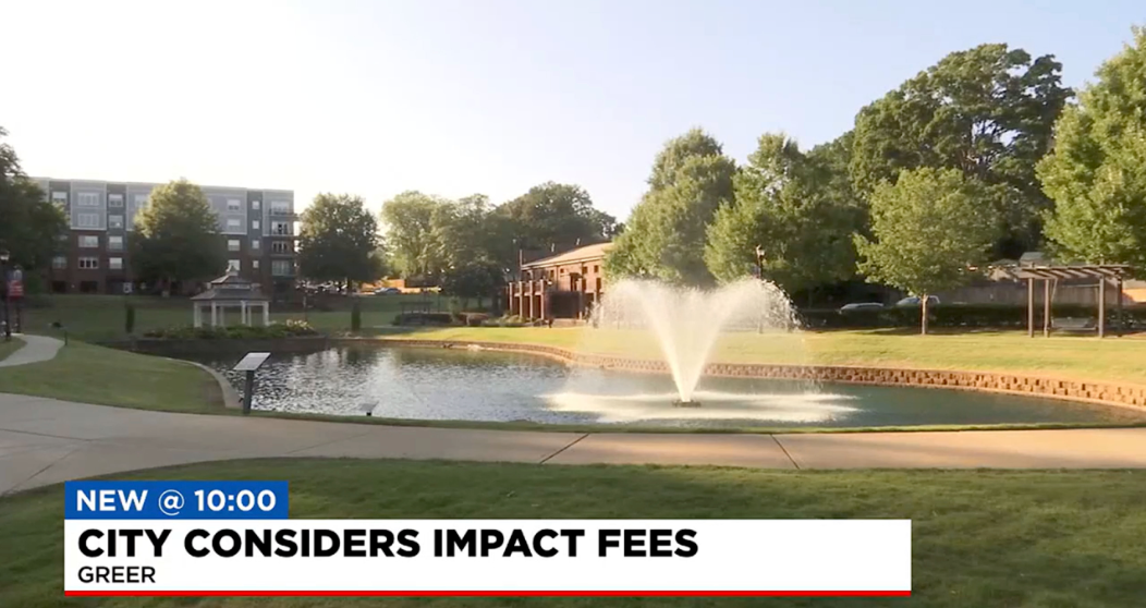 Fox Carolina Coverage of City of Greer Impact Fee Consideration