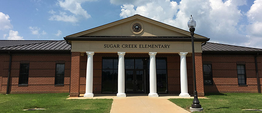 sugar creek elementary front of school