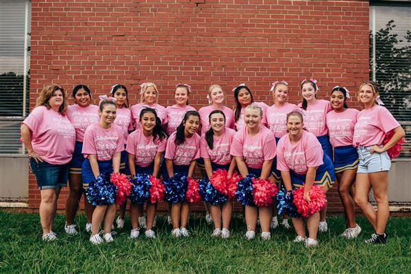 group of cheerleaders