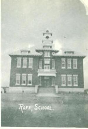 facade of roff school 1908