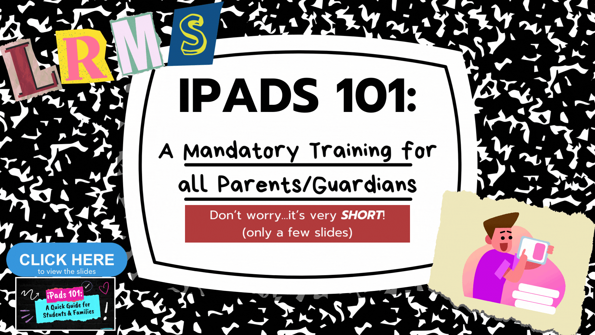 ipad training for parents banner