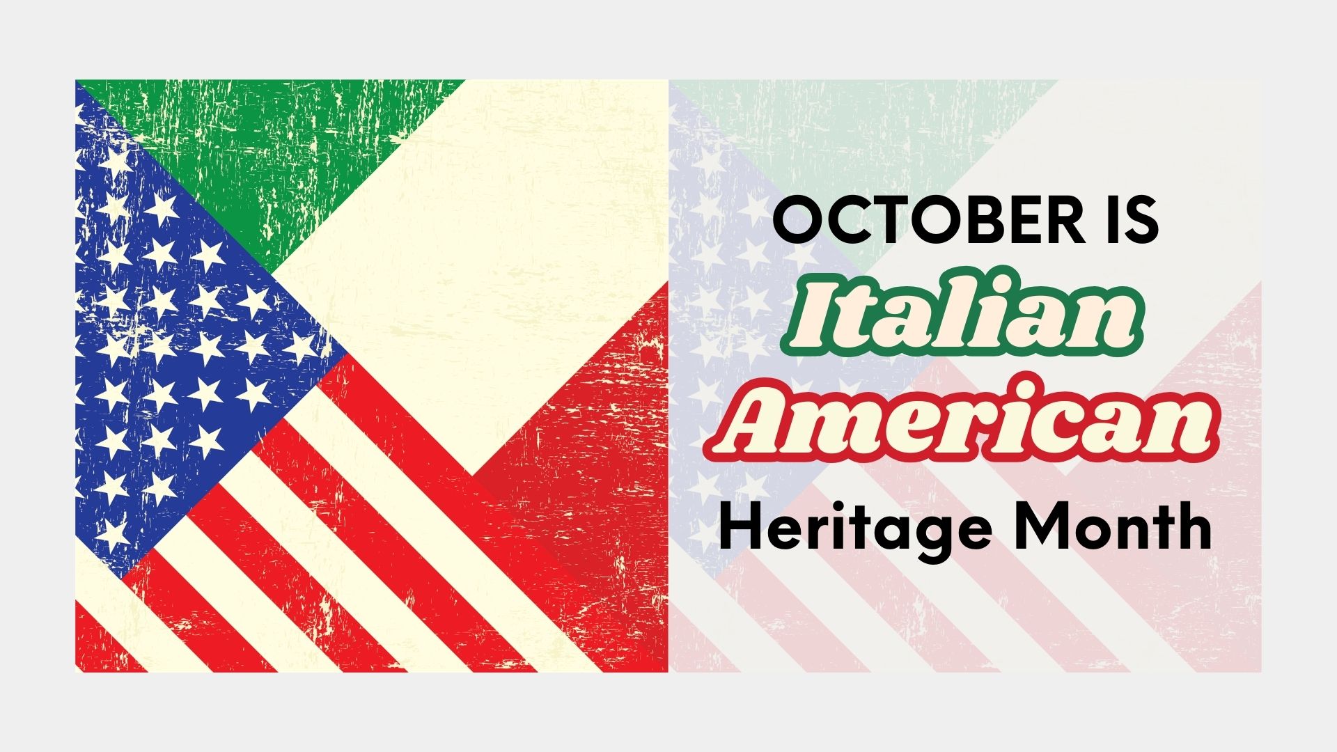 italian american heritage month banner