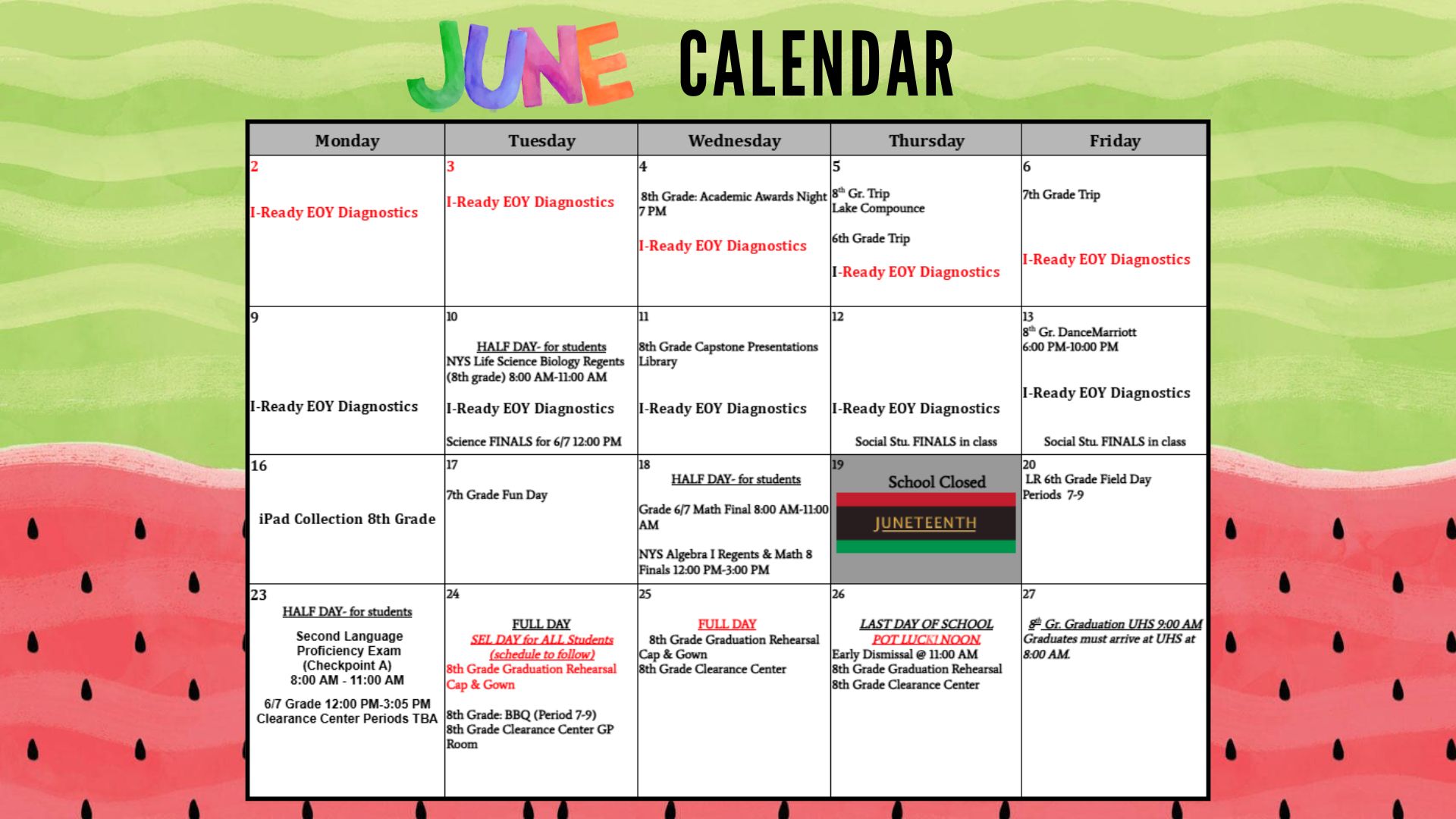 june calendar