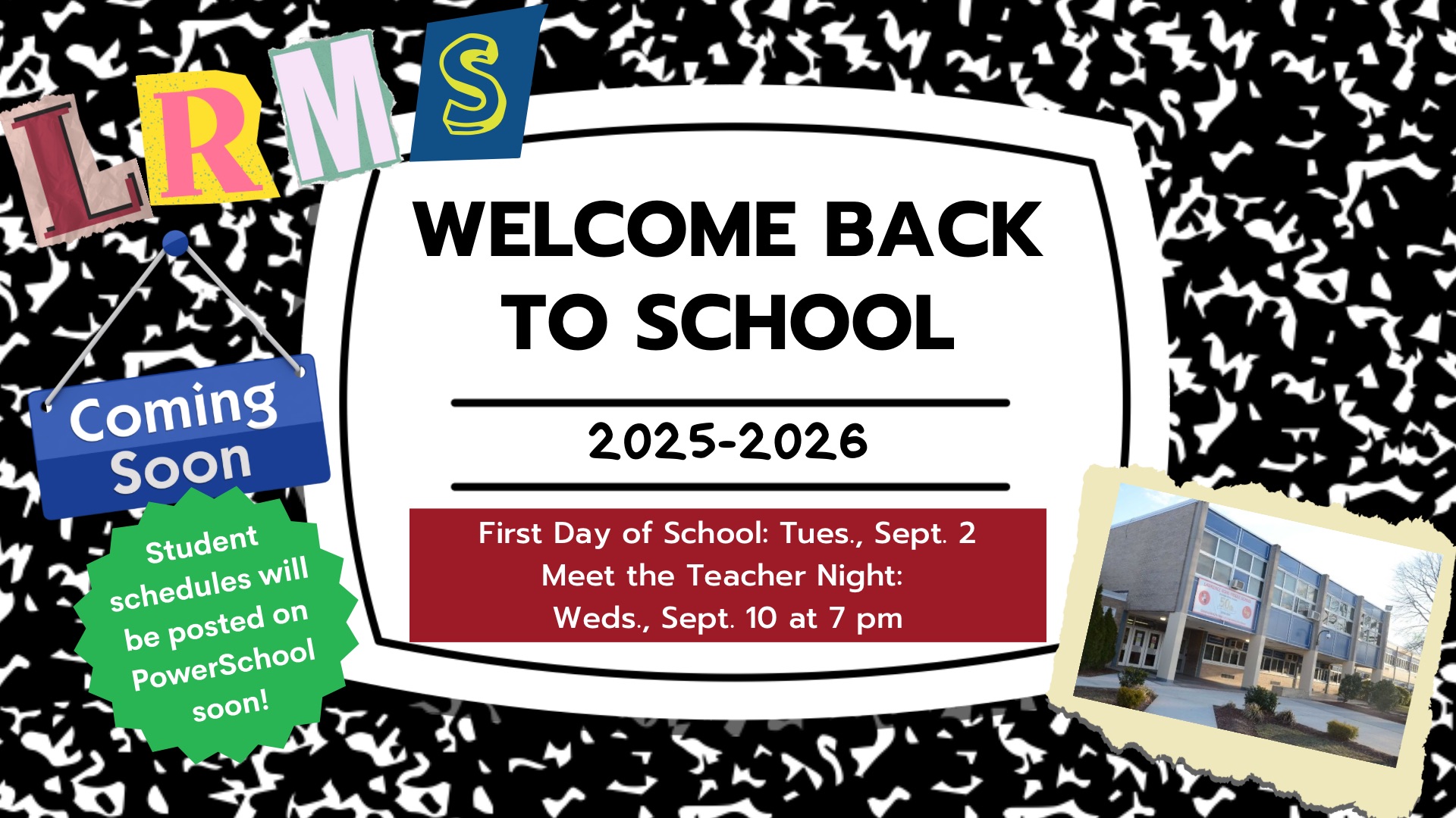 Back to school banner