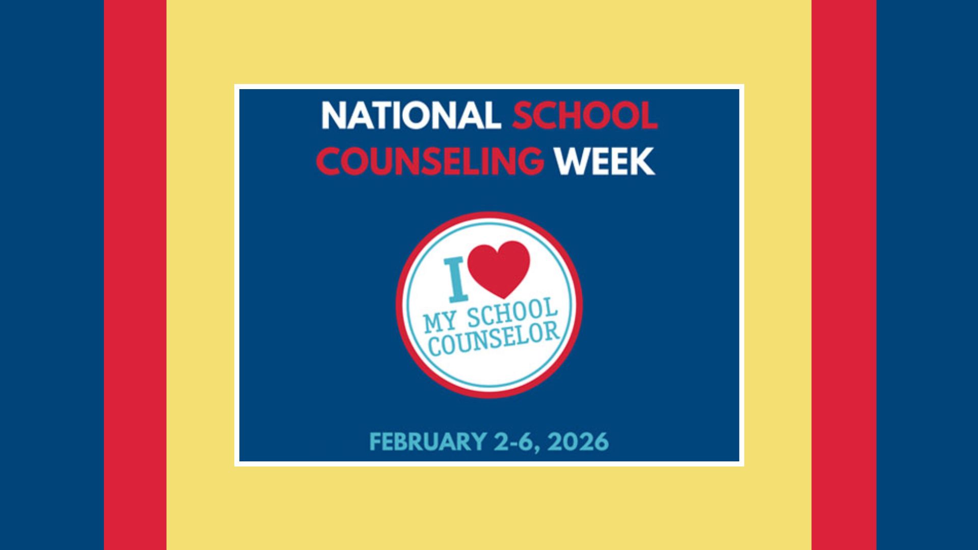 school counselor week banner