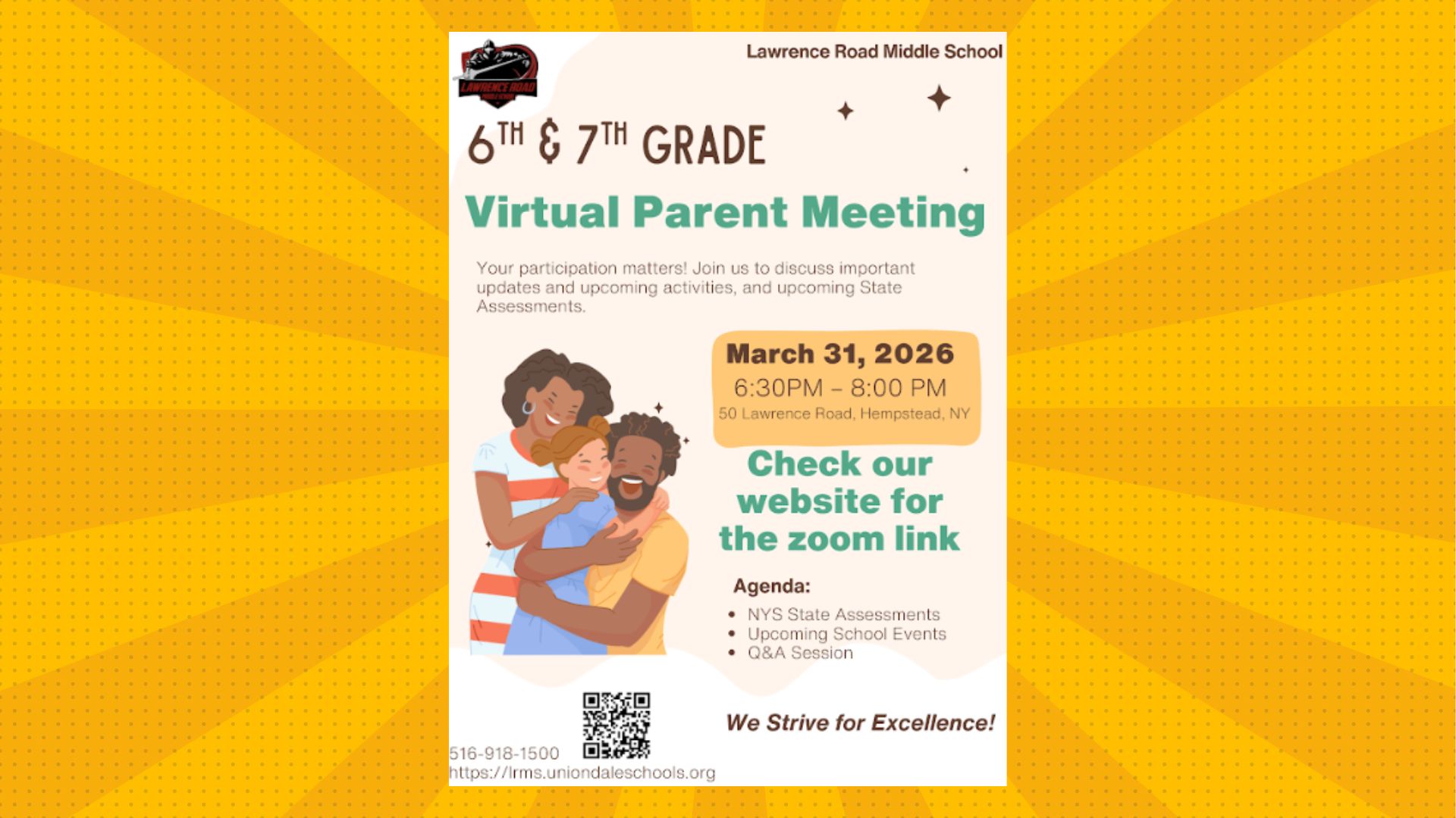 parent meeting flyer