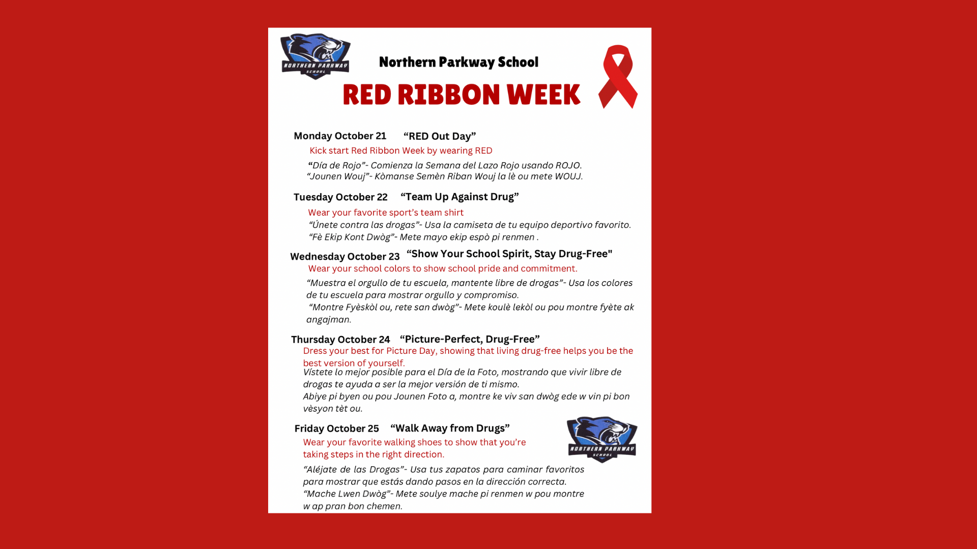 Red Ribbon Week