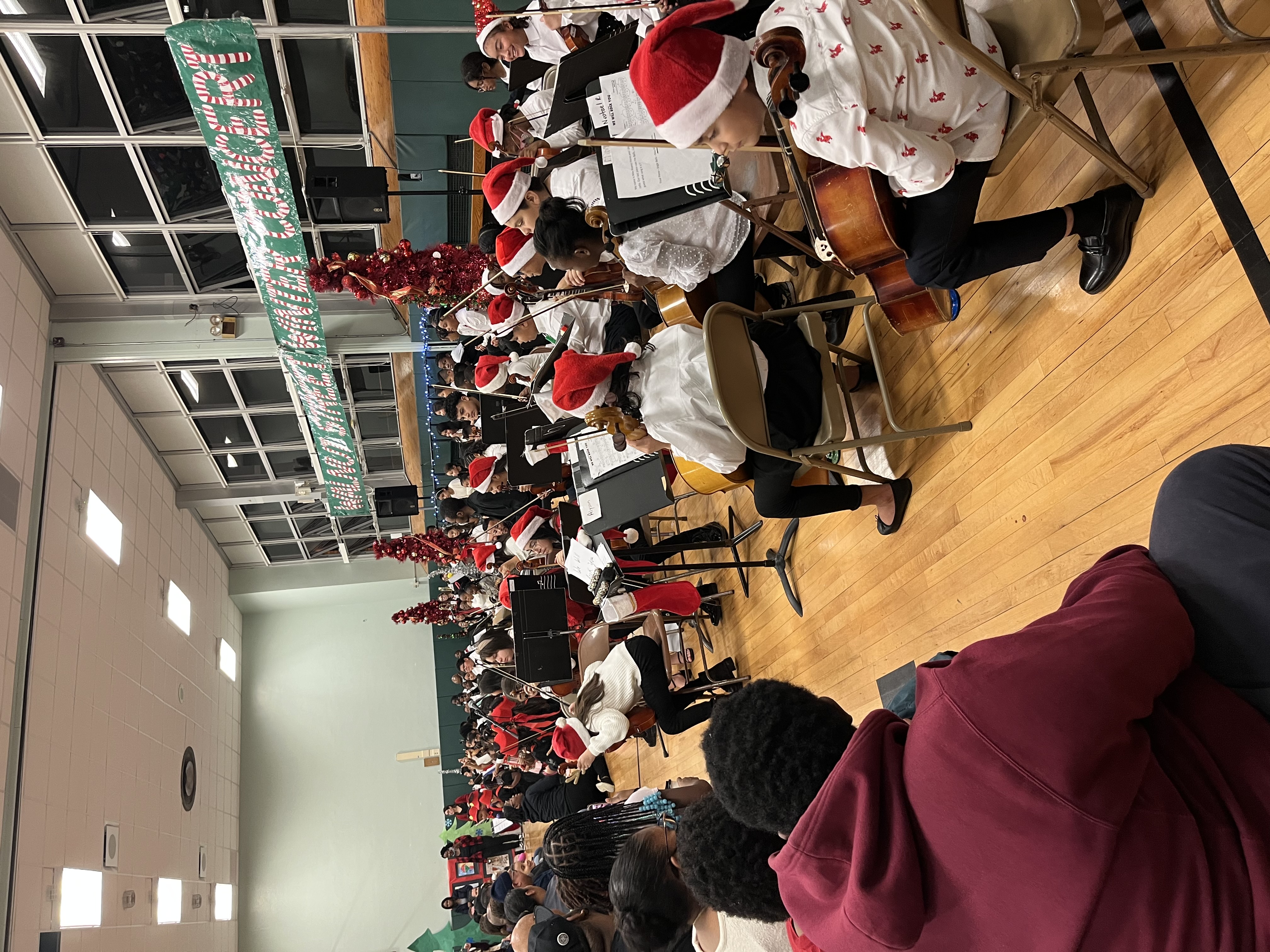 pic of students in winter concert