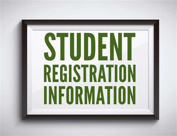 Student Registration Information banner