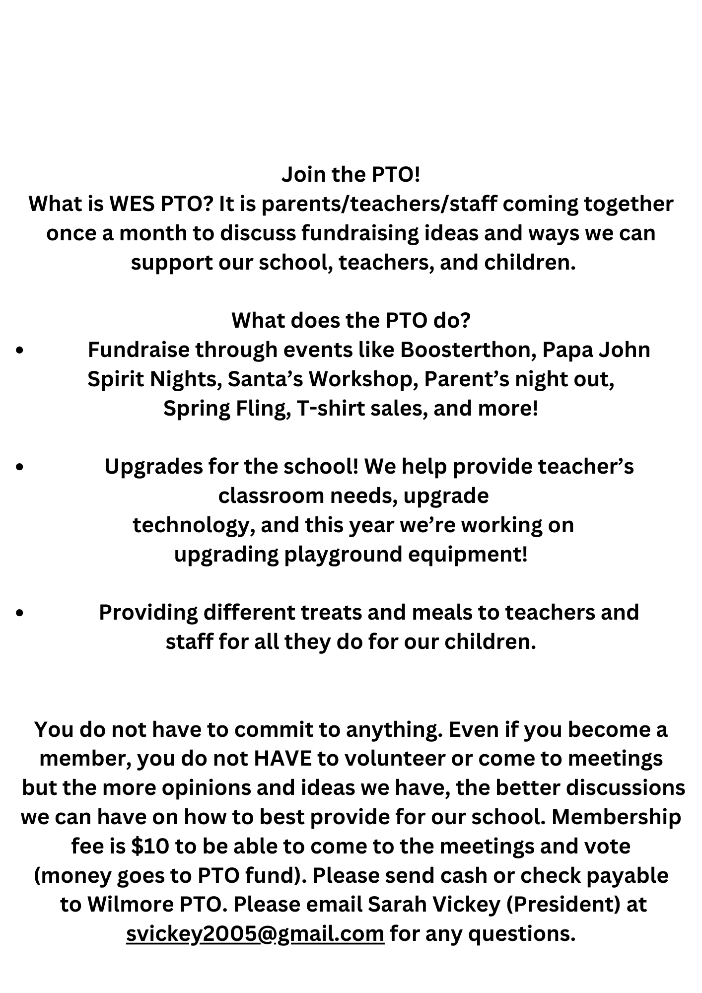 PTO Wilmore Elementary School