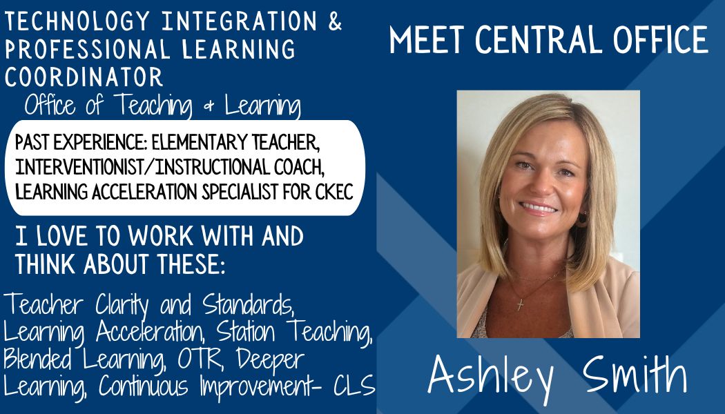 Ashley Smith Technology Integration and Professional Learning Coordinato