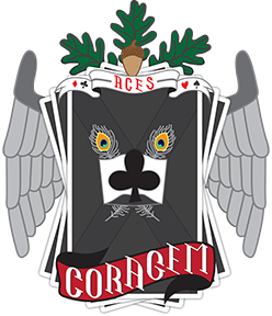 An emblem of the school.