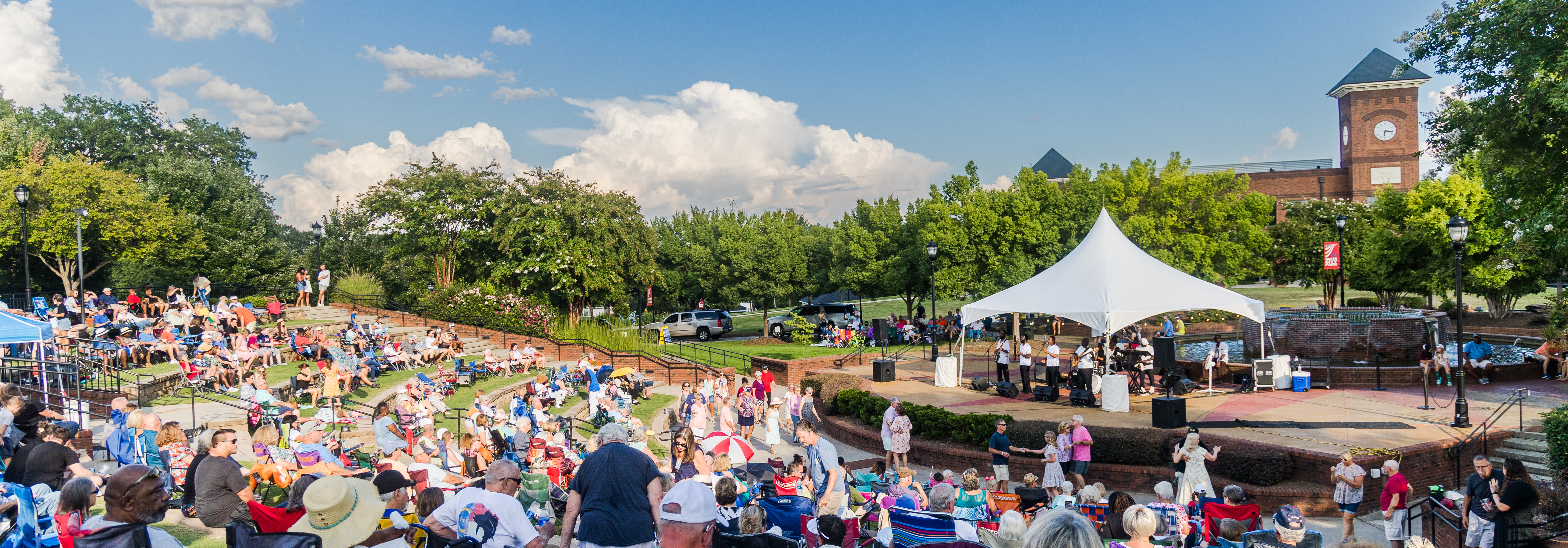 A photo of Tunes in the Park in Greer City Park