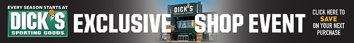 Dick's Sporting Goods March 1st though March 3rd Shop Event