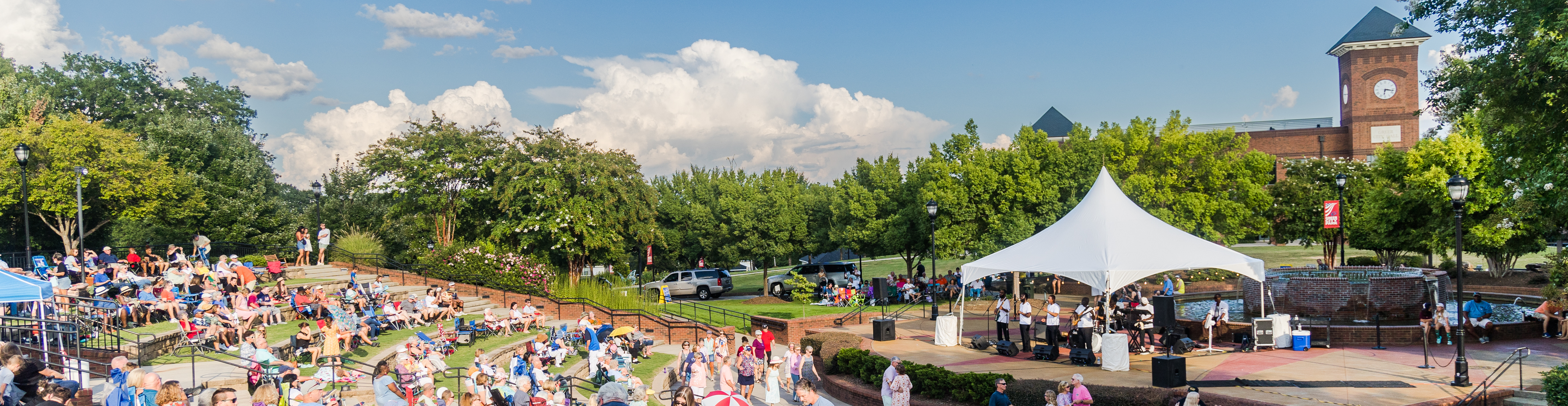 A photo of Tunes in the Park in Greer City Park