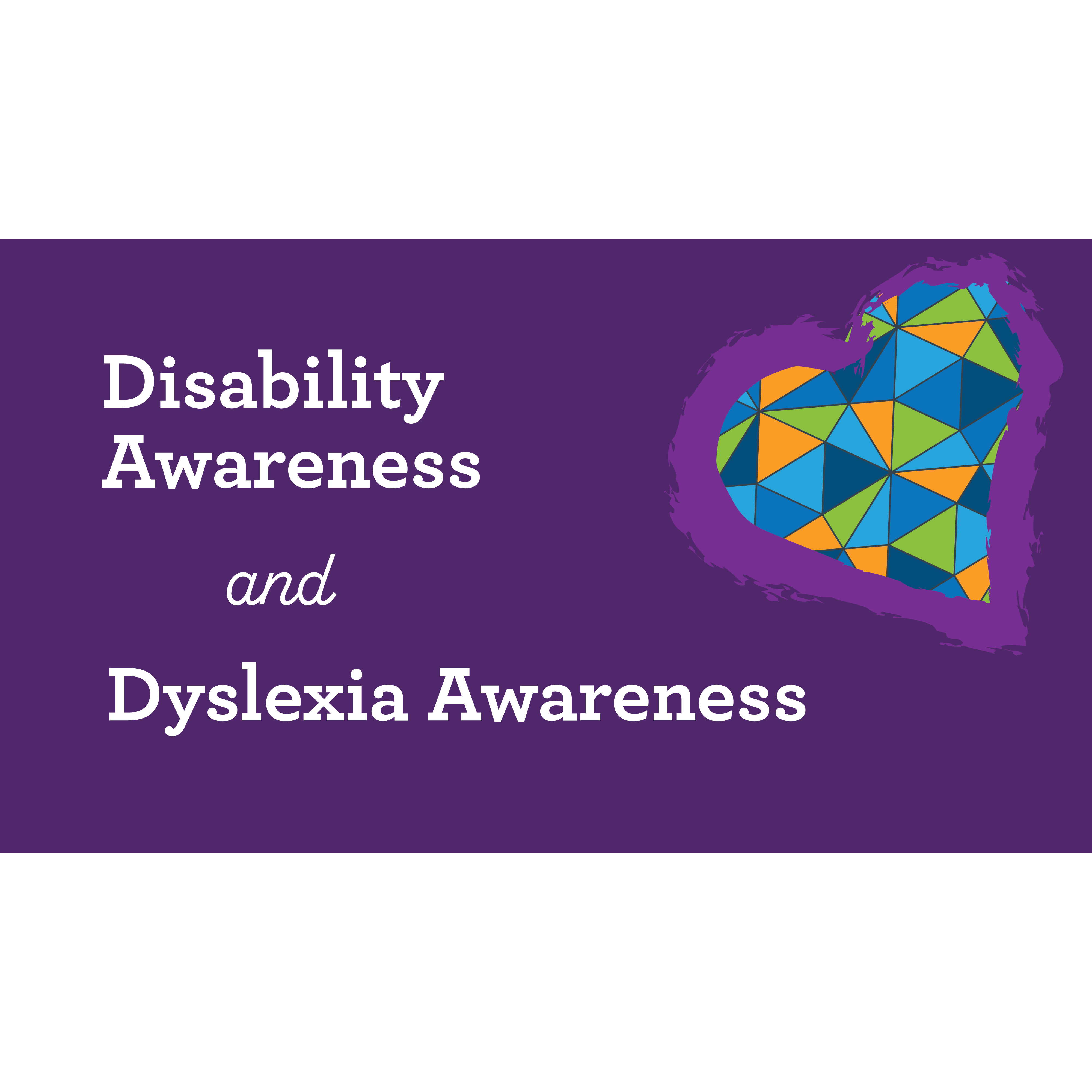 Disability Awareness and Dyslexia Awareness and Hispanic Heritage Month graphic