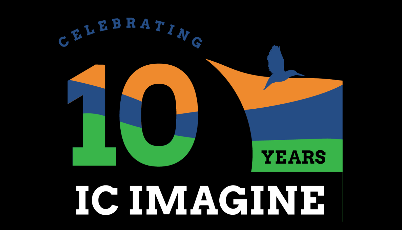 Celebrating 10 Years IC Imagine logo