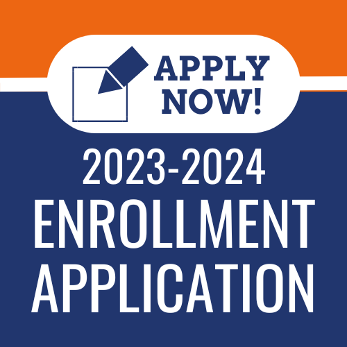 Apply Now 2023-2024 Enrollment Application Logo