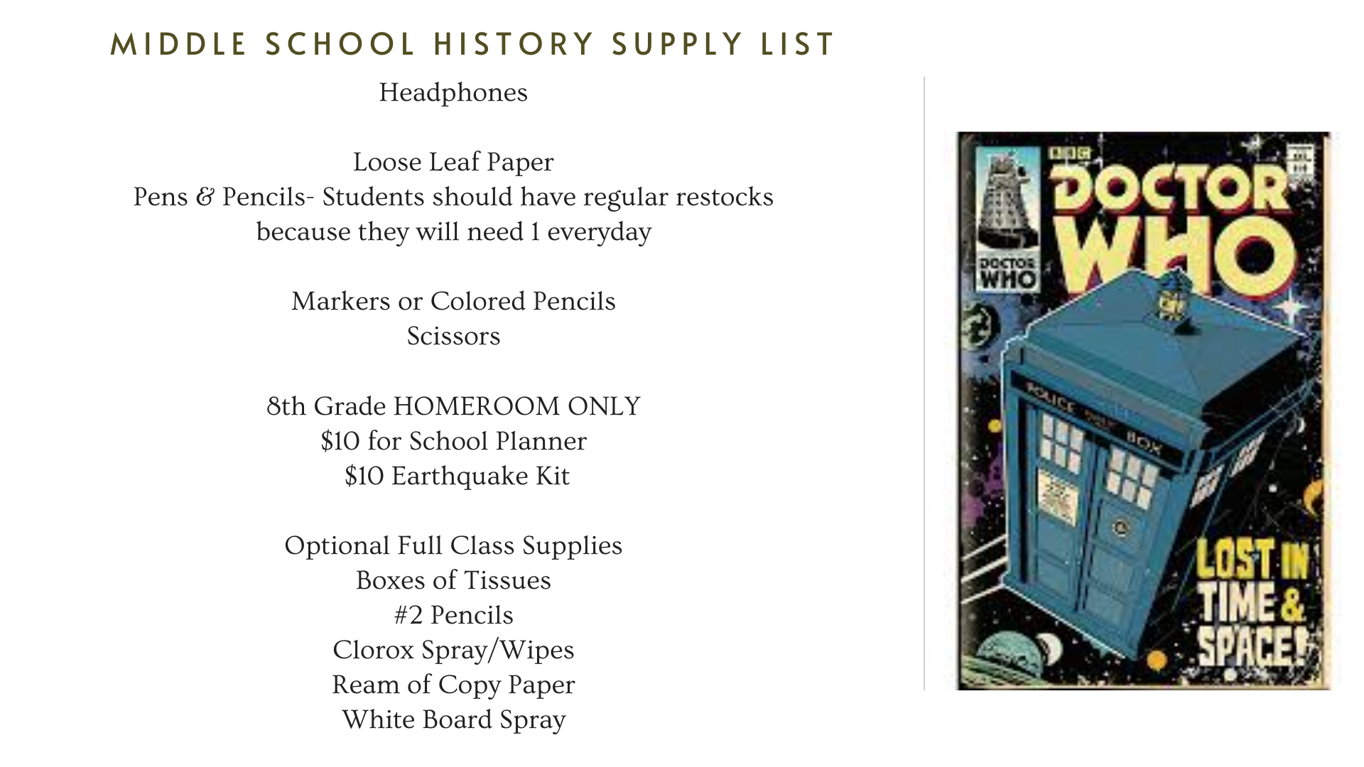 supply