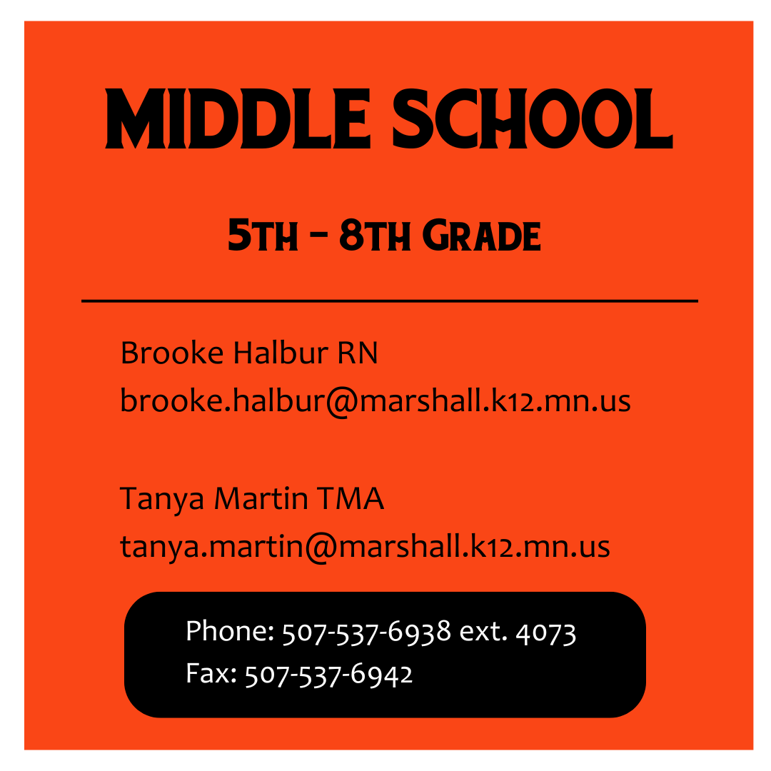 Health Services Marshall Public Schools