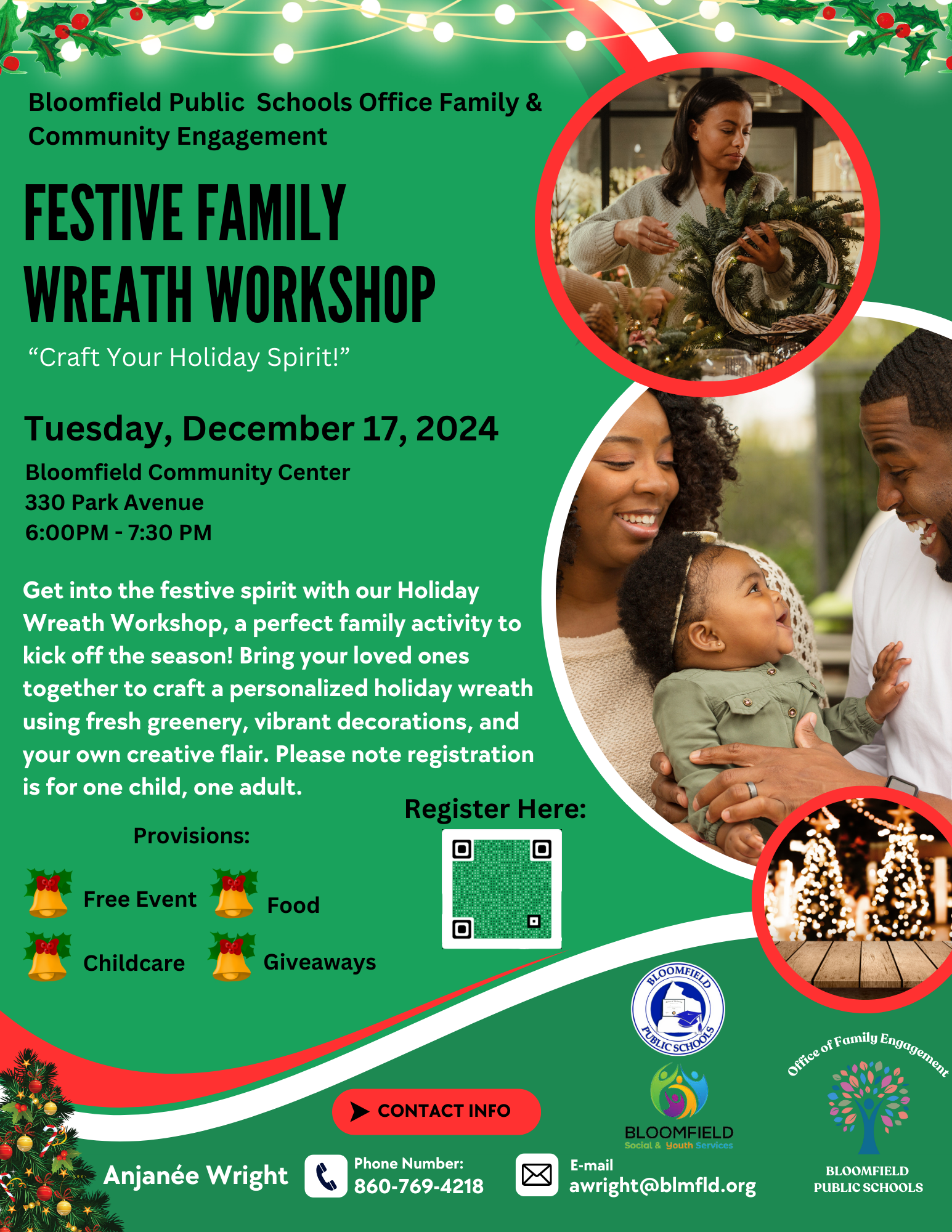 Wreath making flyer