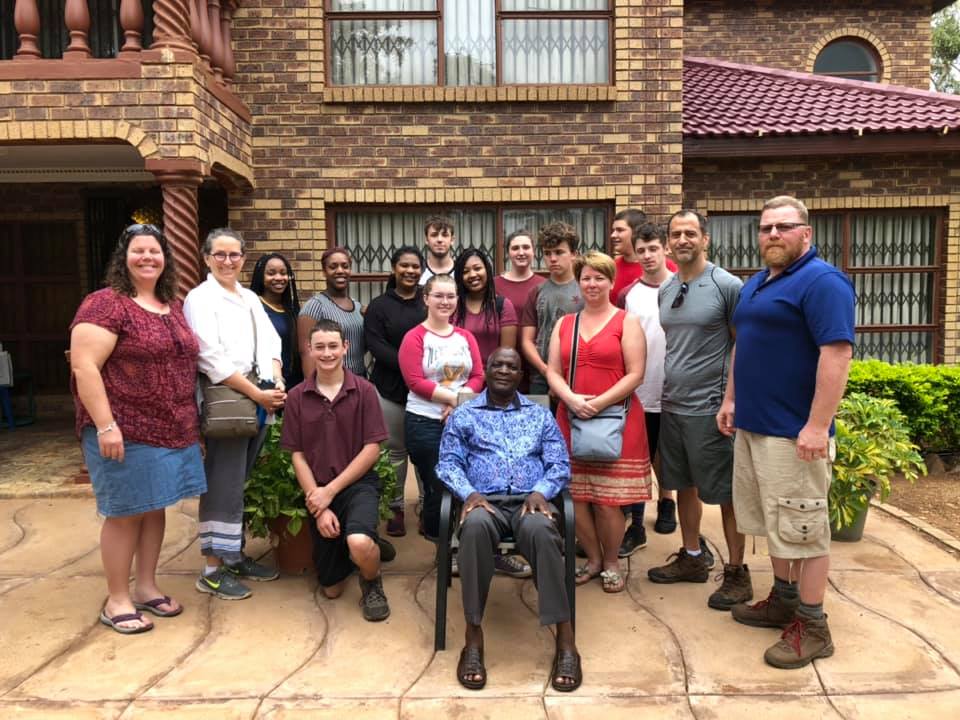 GEMS & Wamogo Students with Chief Makuleke