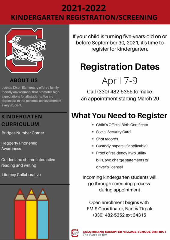 Kindergarten Registration