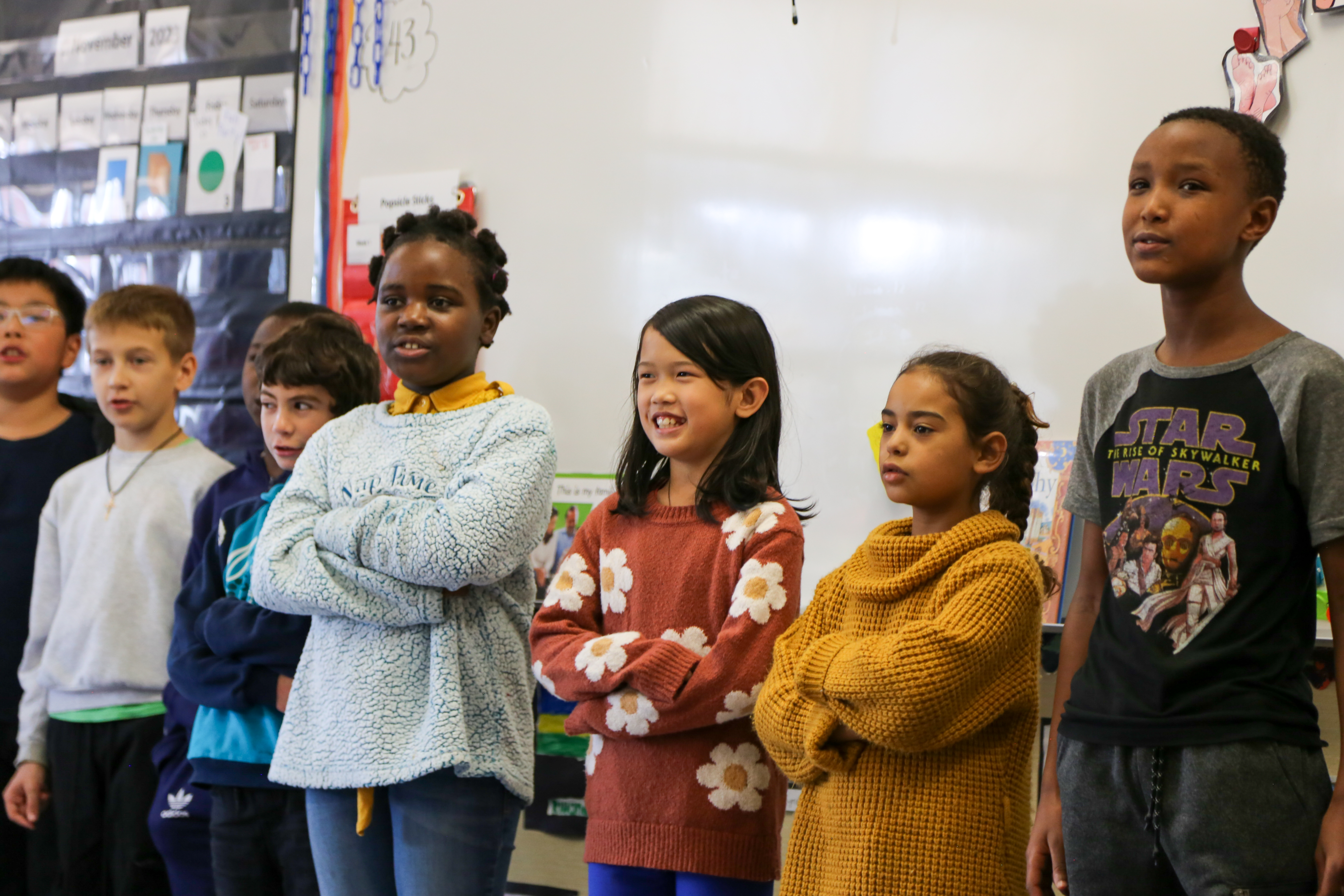 students in classroom