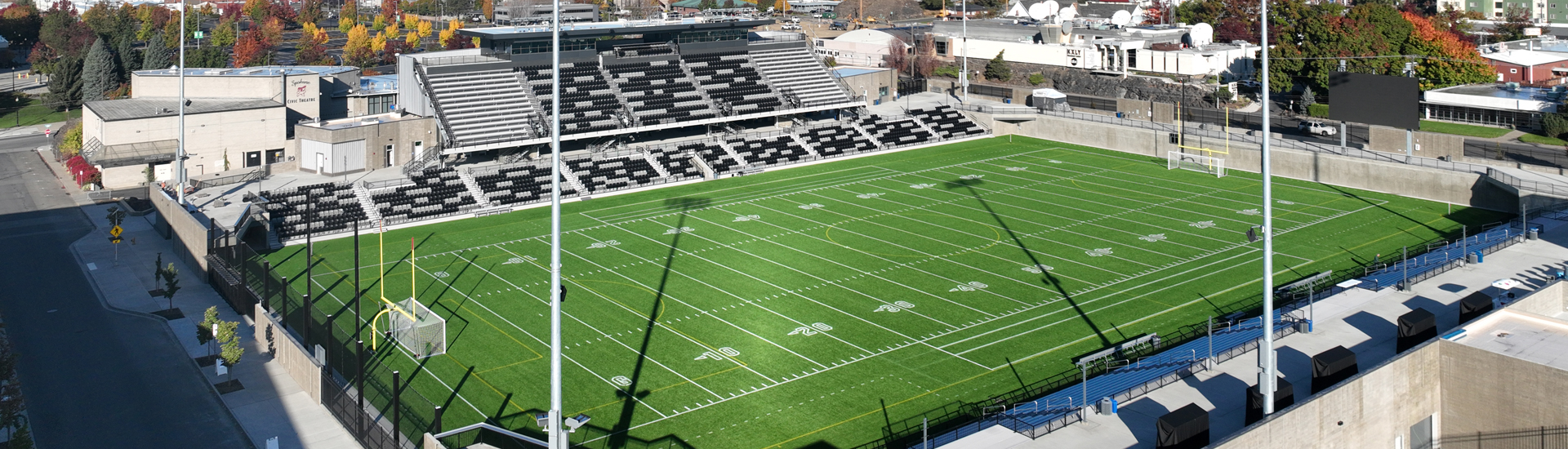 ONE Spokane Stadium aerial