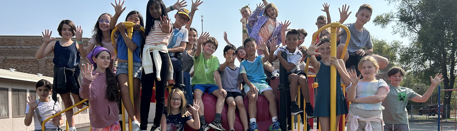 kids on playground