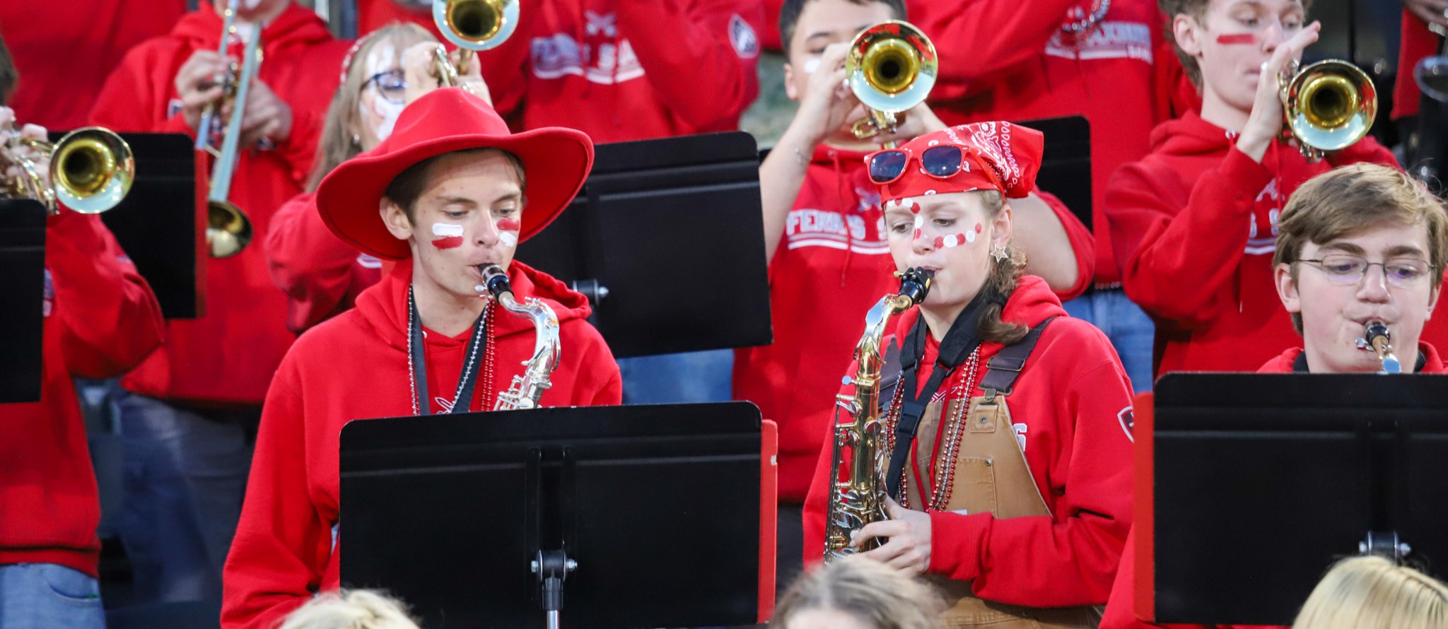 Kids playing in the band