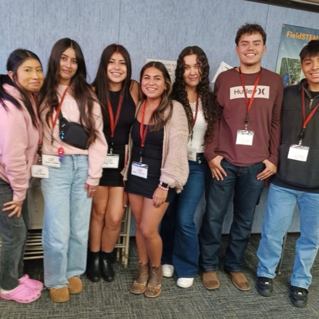 Group of AVID high school students 