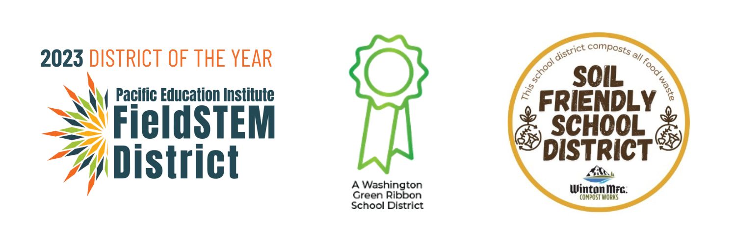 FieldSTEM District of the Year 2023, Washington Green Ribbon School District, and Soil Friendly School District