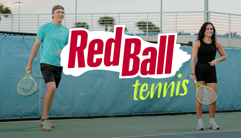 red ball tennis