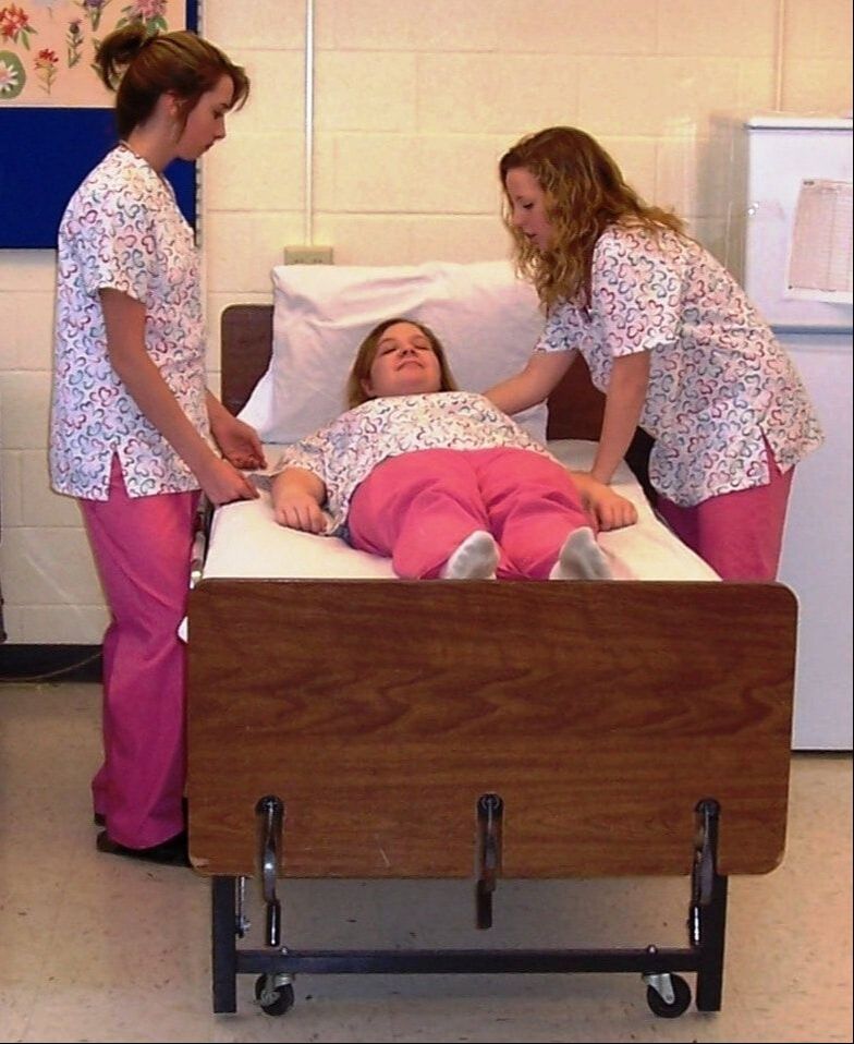 nurses practicing