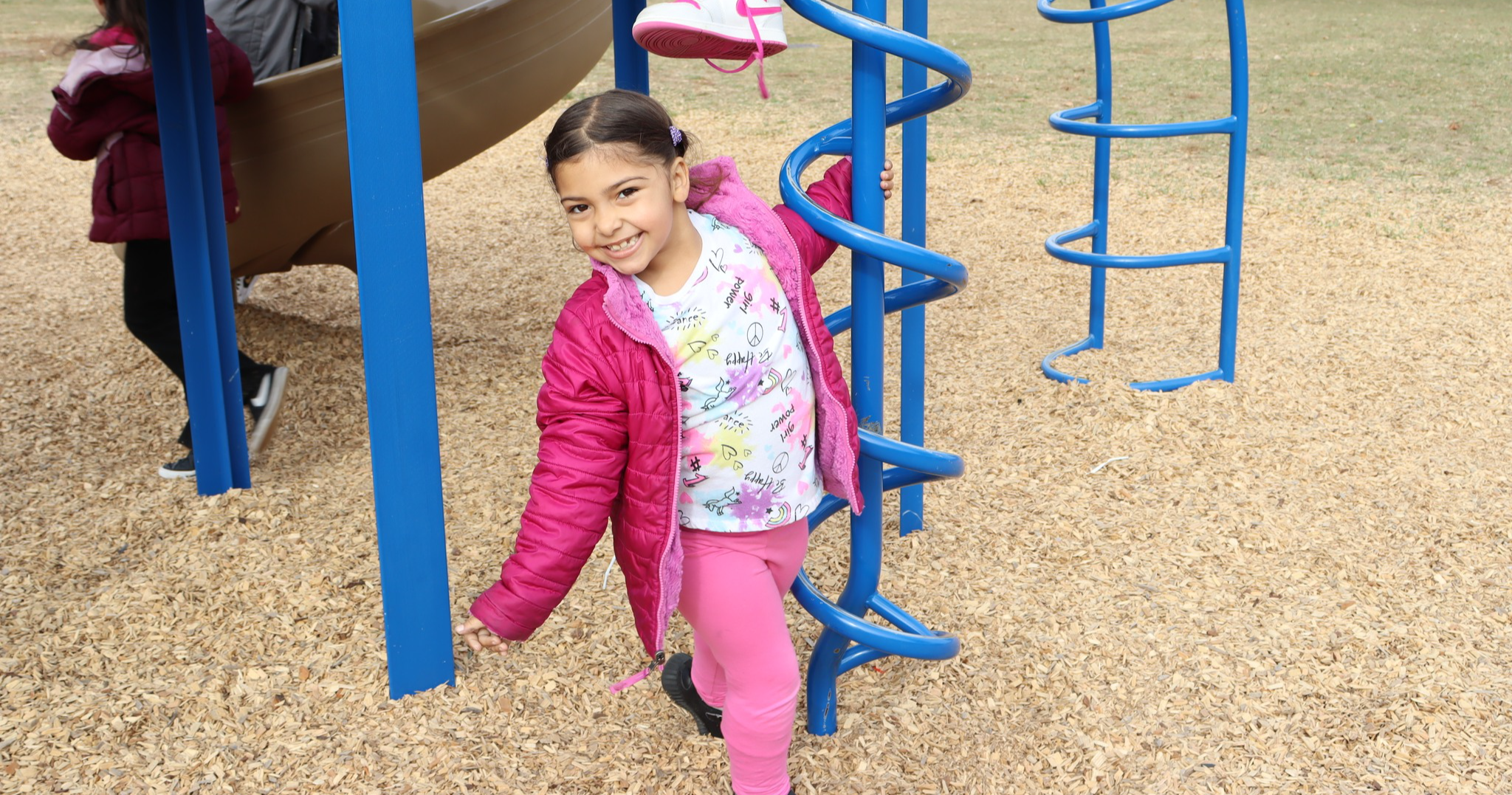 A girl on the playground