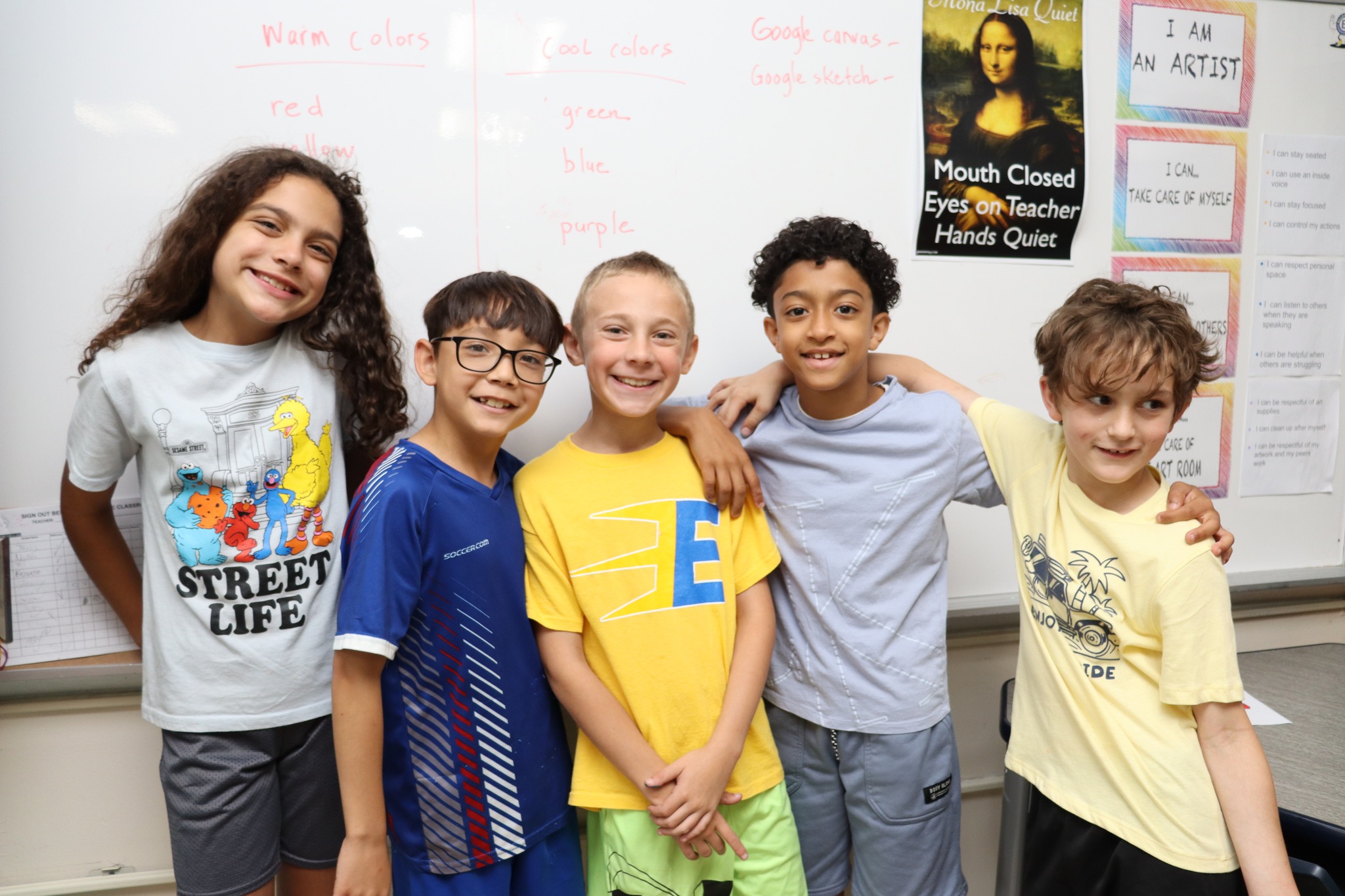 Students posing together