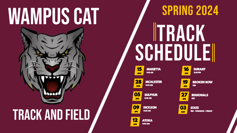 HS 2024 Track Schedule