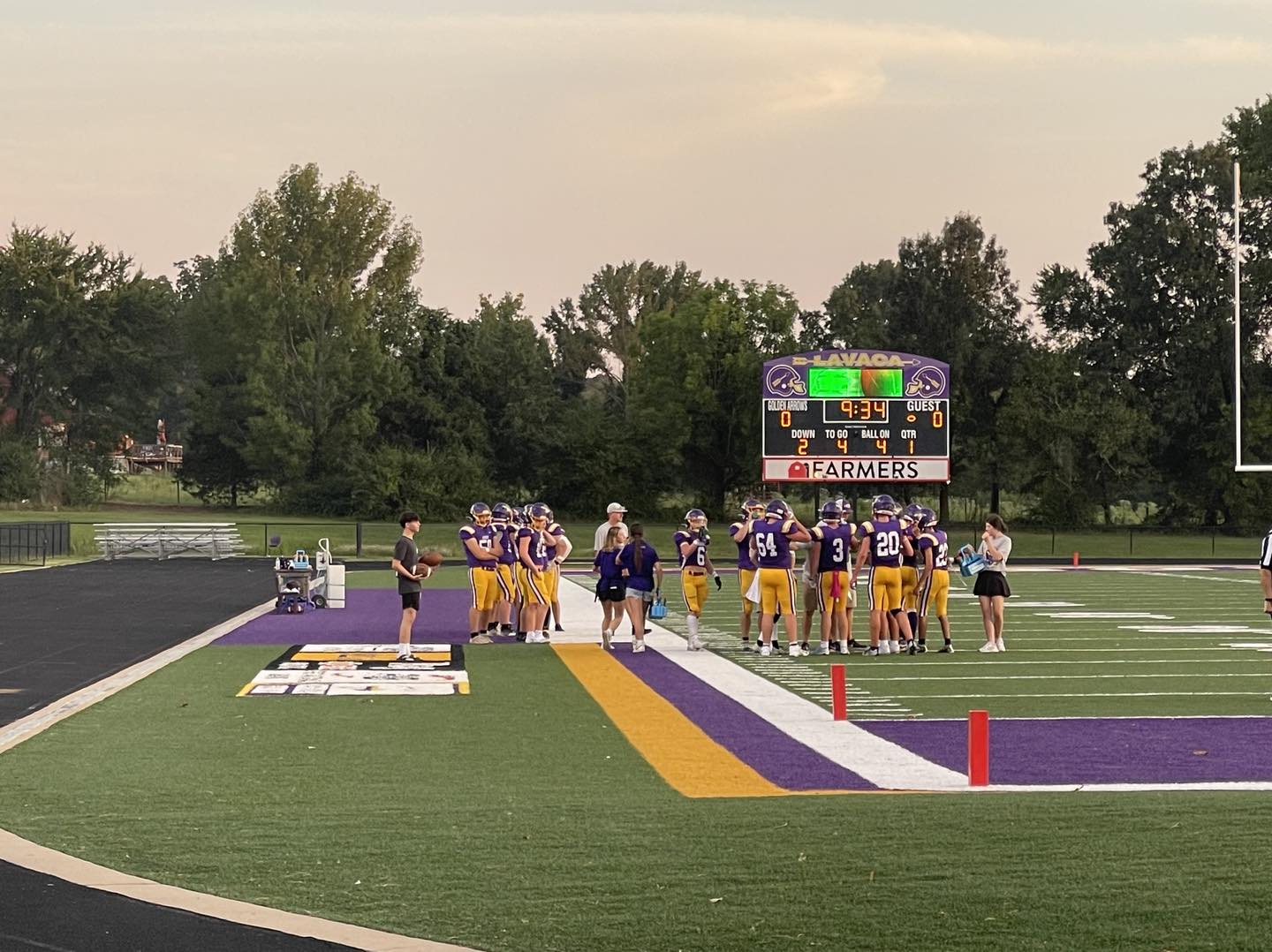  Football Golden Arrows hosted AAA benefit games this evening to kick off the fall season