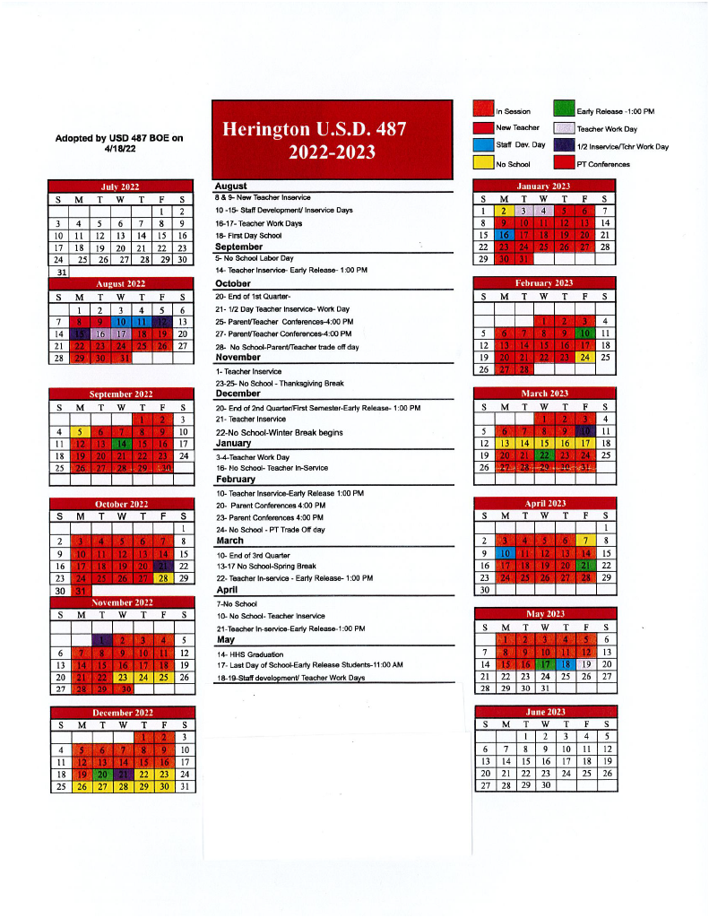 District Calendar 22-23