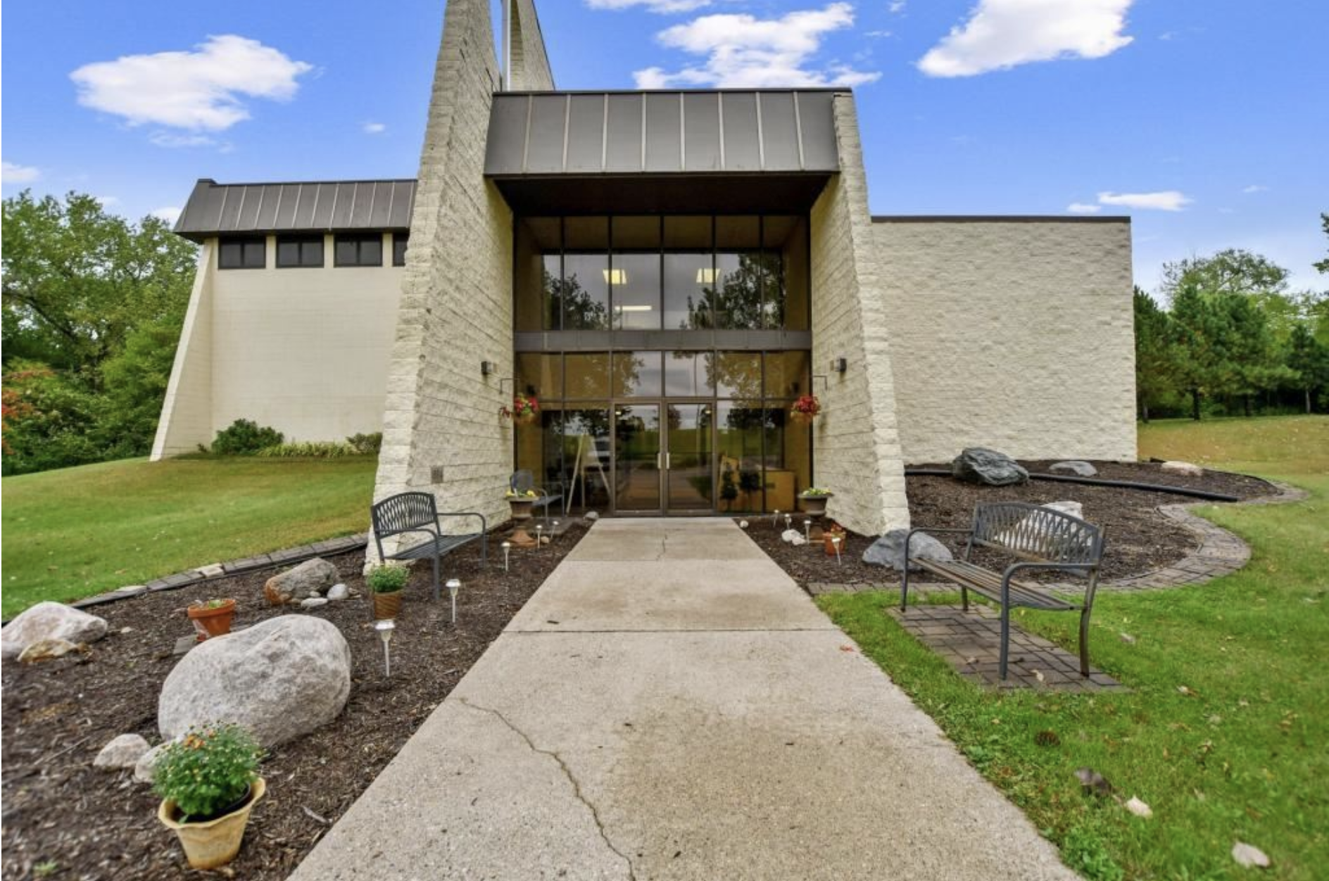 front entrance of school