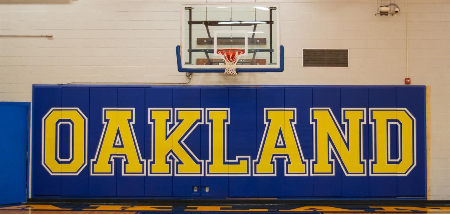 Oakland Gym Basketball hoop