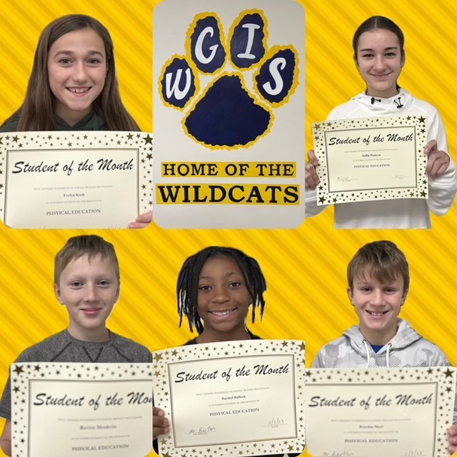Phys Ed students of the month