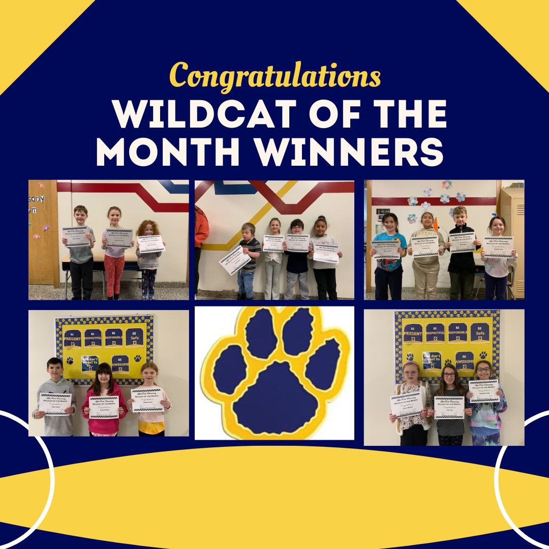 Wildcat of the Month Winners