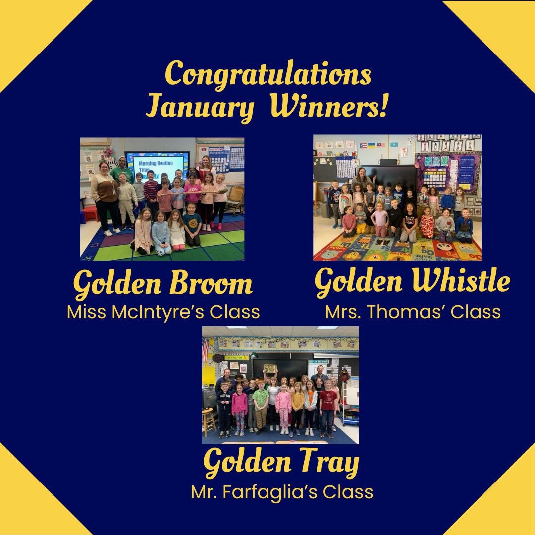 January Golden Award Winners