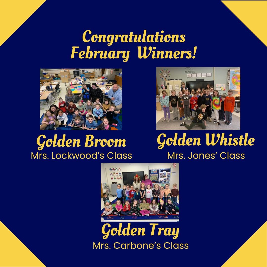 February Golden Award Winners