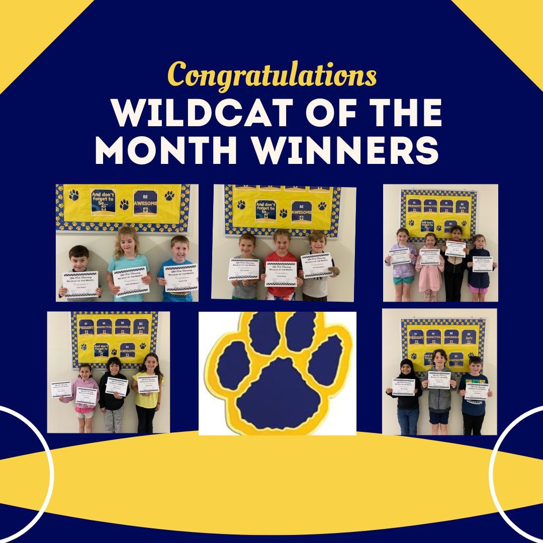 Wildcat of the Month Winners